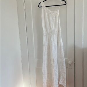 Chic One Shoulder White Dress